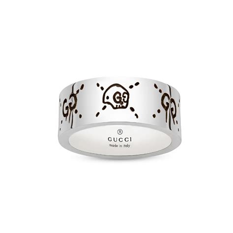 Gucci Ghost Sterling Silver Ring D YBC455318001 .